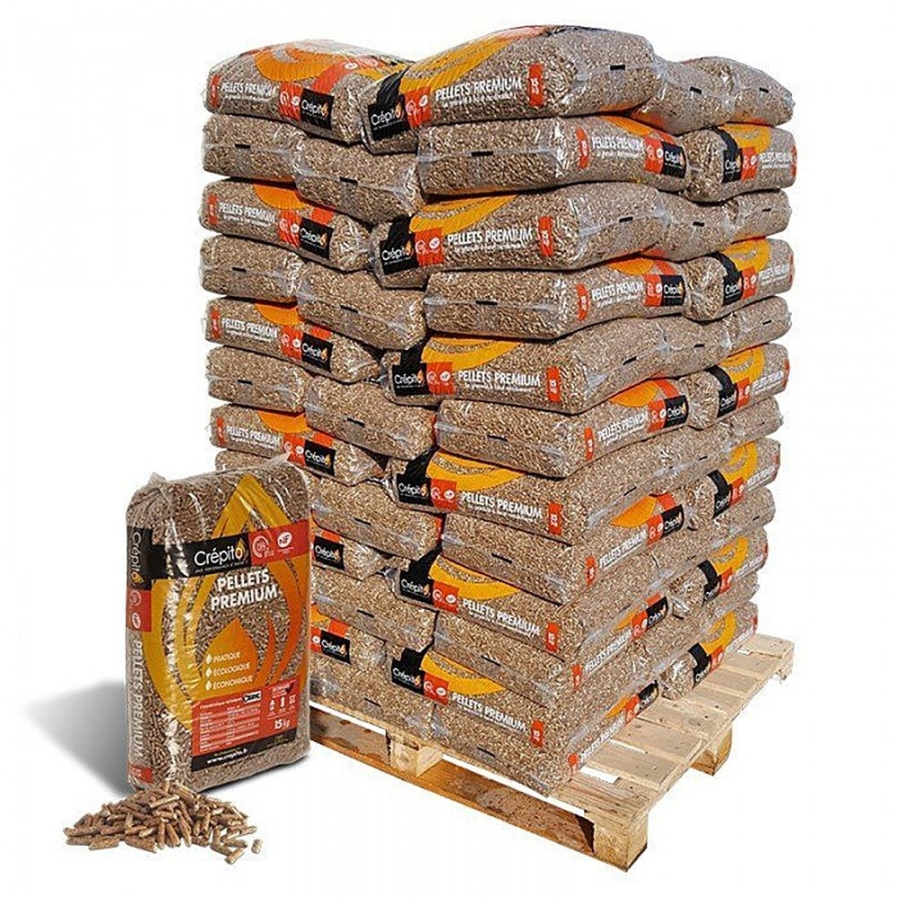 Granulés bois BADGER — 1/2 Palette de 36 sacs de 15 kg